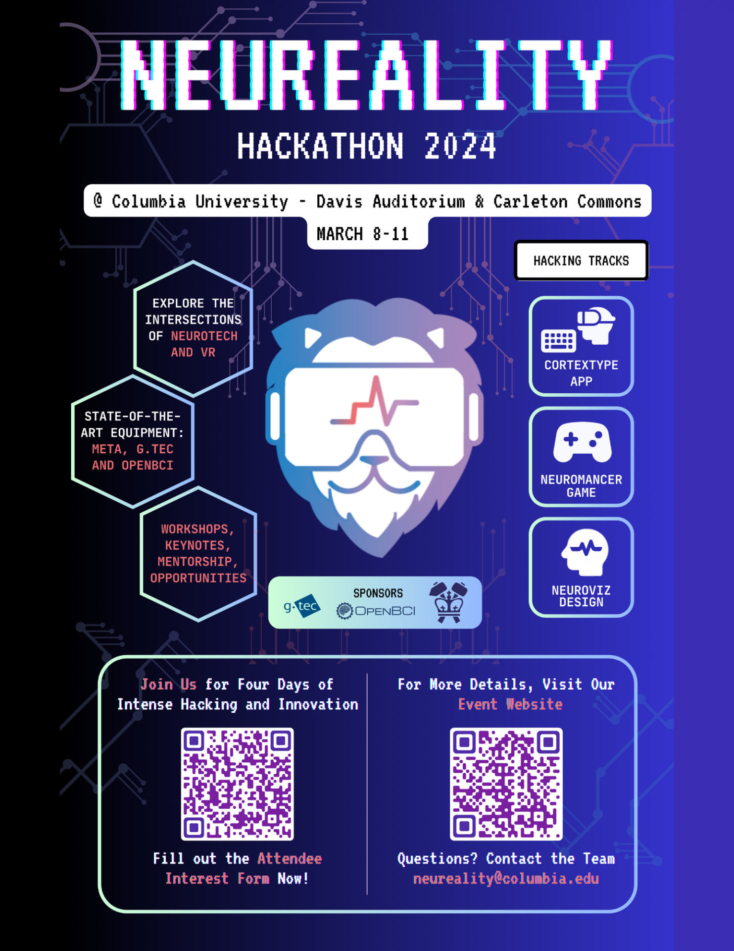 "Neureality Hackathon flyer"