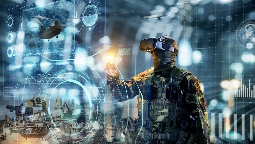 "human looks into control panel"